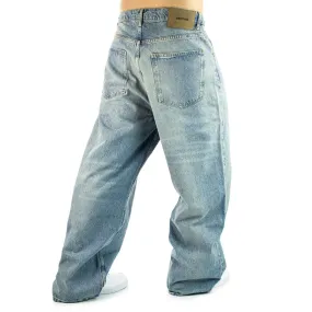 EightyFive Loose Baggy Jeans 60000022 light wash blue - hellblau