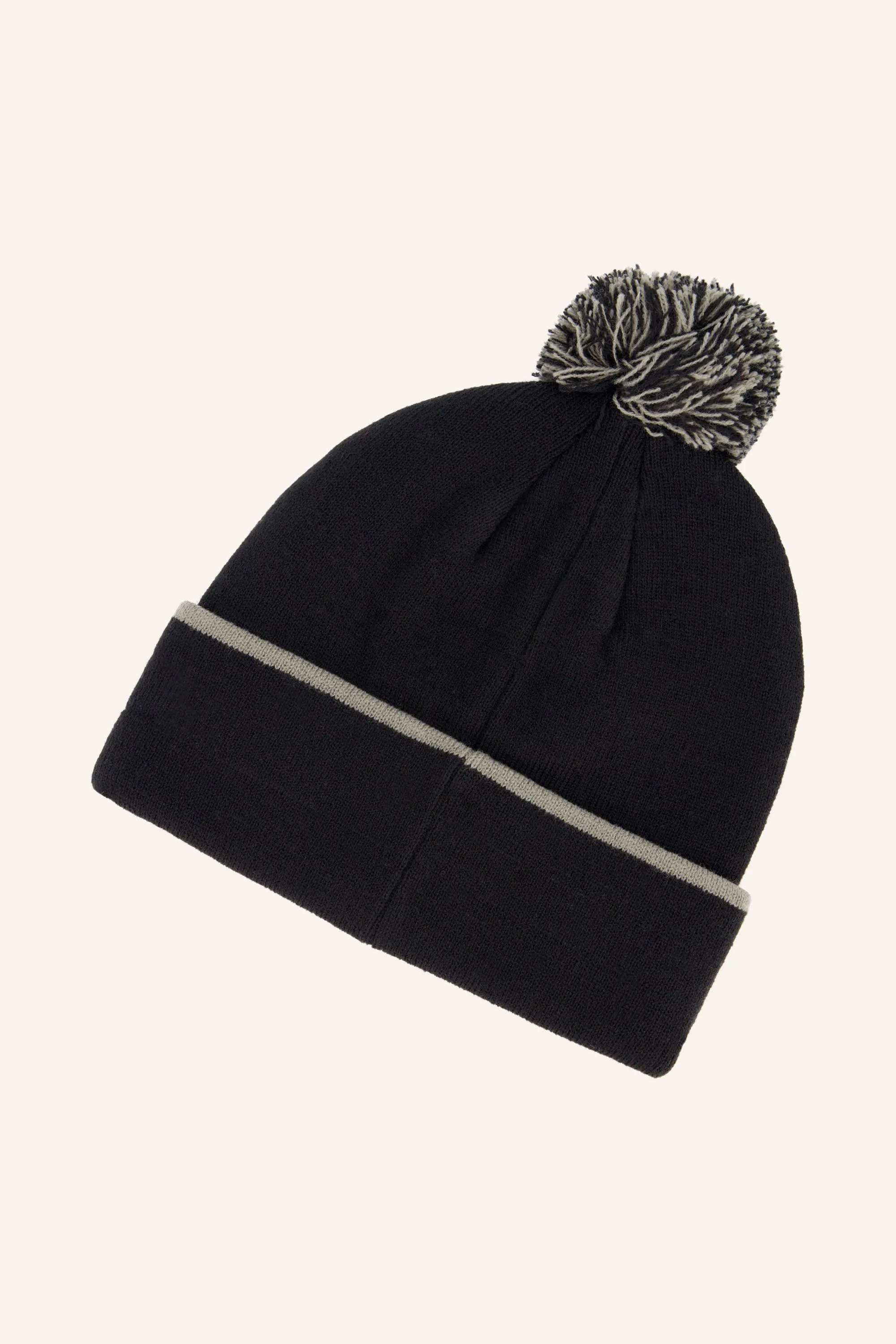 J.LINDEBERG Stripe Beanie (Grösse: ONESIZE, Farbe: schwarz) - online kaufen