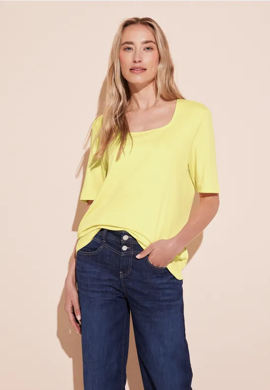 Street One Shirt mit Karrée Ausschnitt  - Style PANIA